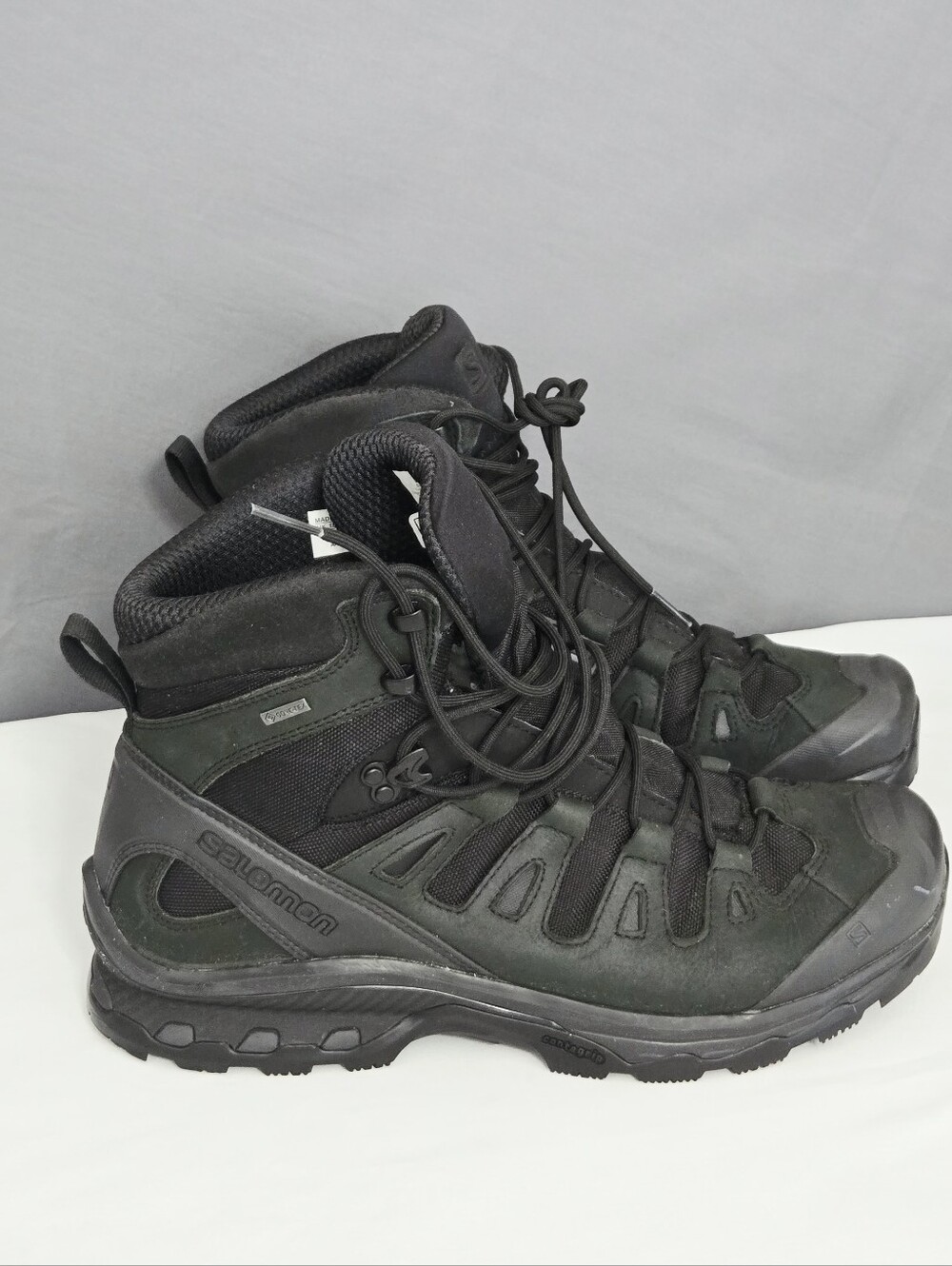 Salomon Quest 4D GTX Forces 2 EN Tactical Boots Core Black/Green Men's 13 (Mint)